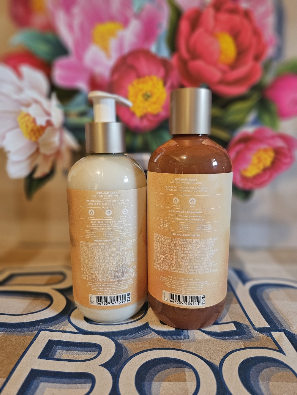 NWT Bath & Body Works Energy Orange & Ginger Bundle - Cream & Orange - Picture 2 of 12